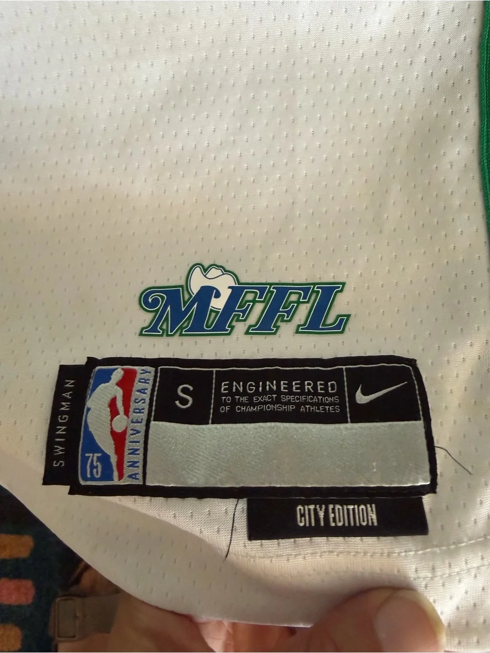 Nike Dallas Mavericks Luka Dončić #77 2021-22 City Edition Mixtape Jersey. SM